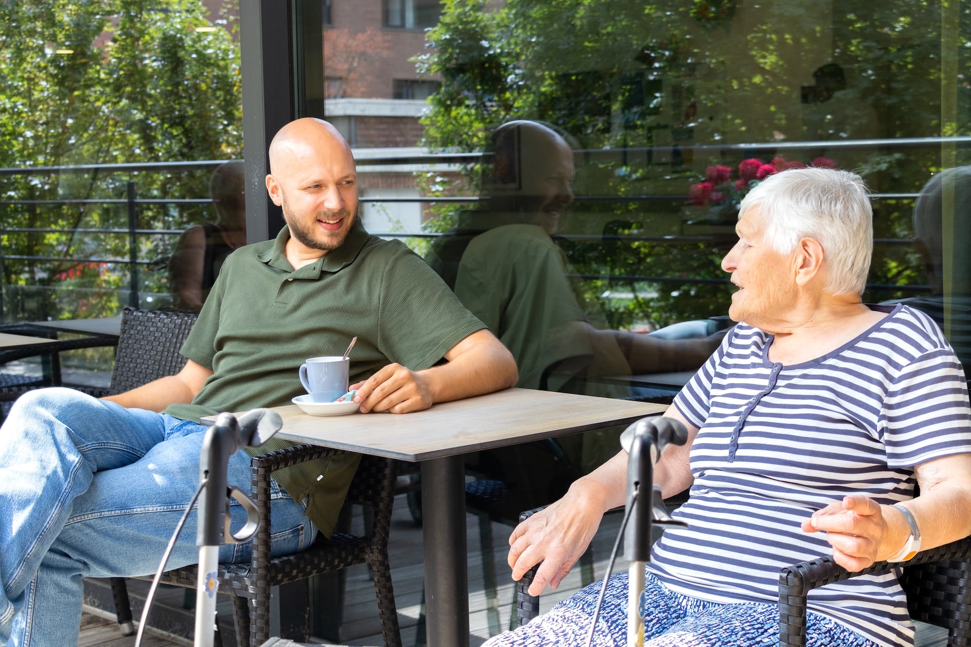 Dagelijks leven in Residentie Moretus, Berchem