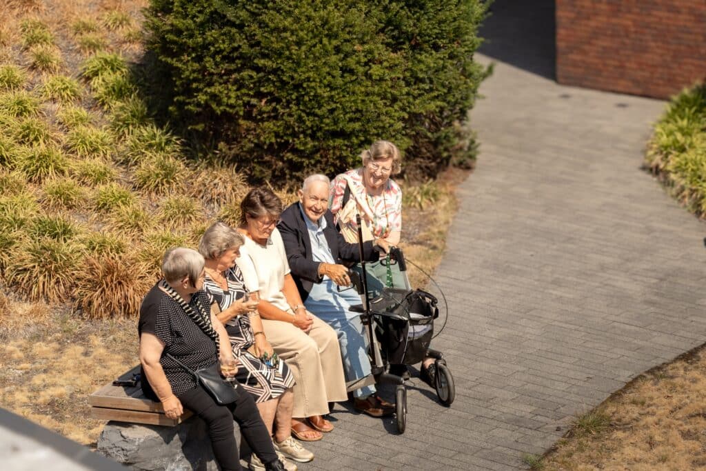 Exterieur in Residentie Moretus, Berchem
